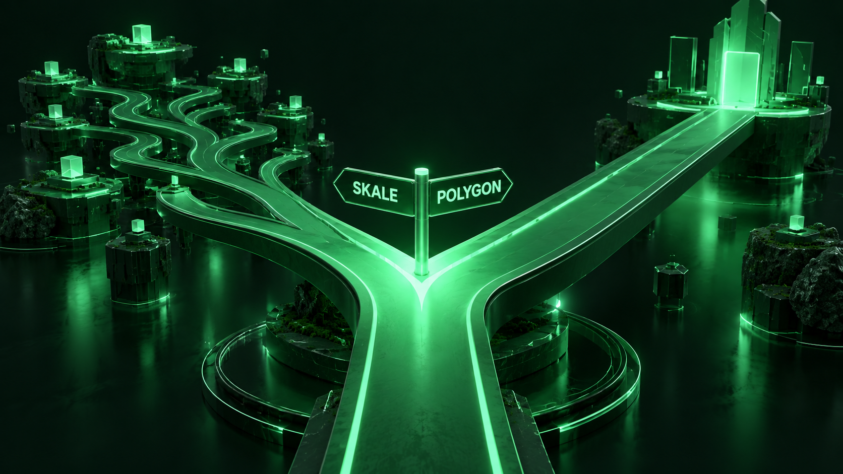 LeveX comparison of SKALE and Polygon scaling Ethereum