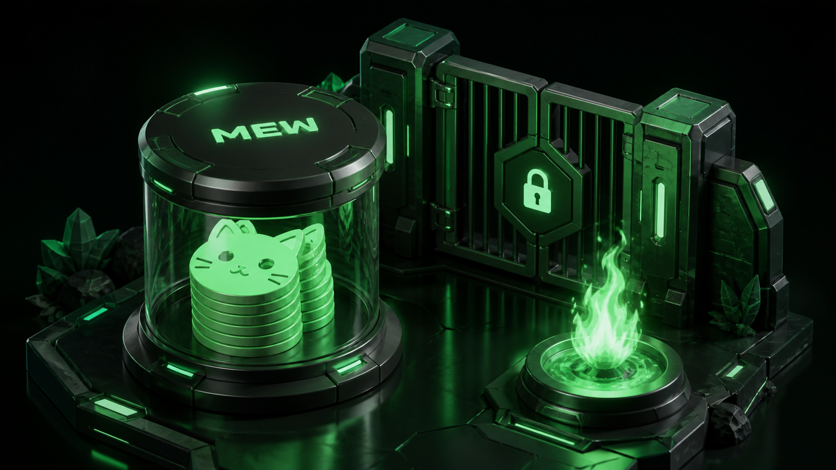 LeveX guide to MEW tokenomics: fixed supply and burned liquidity