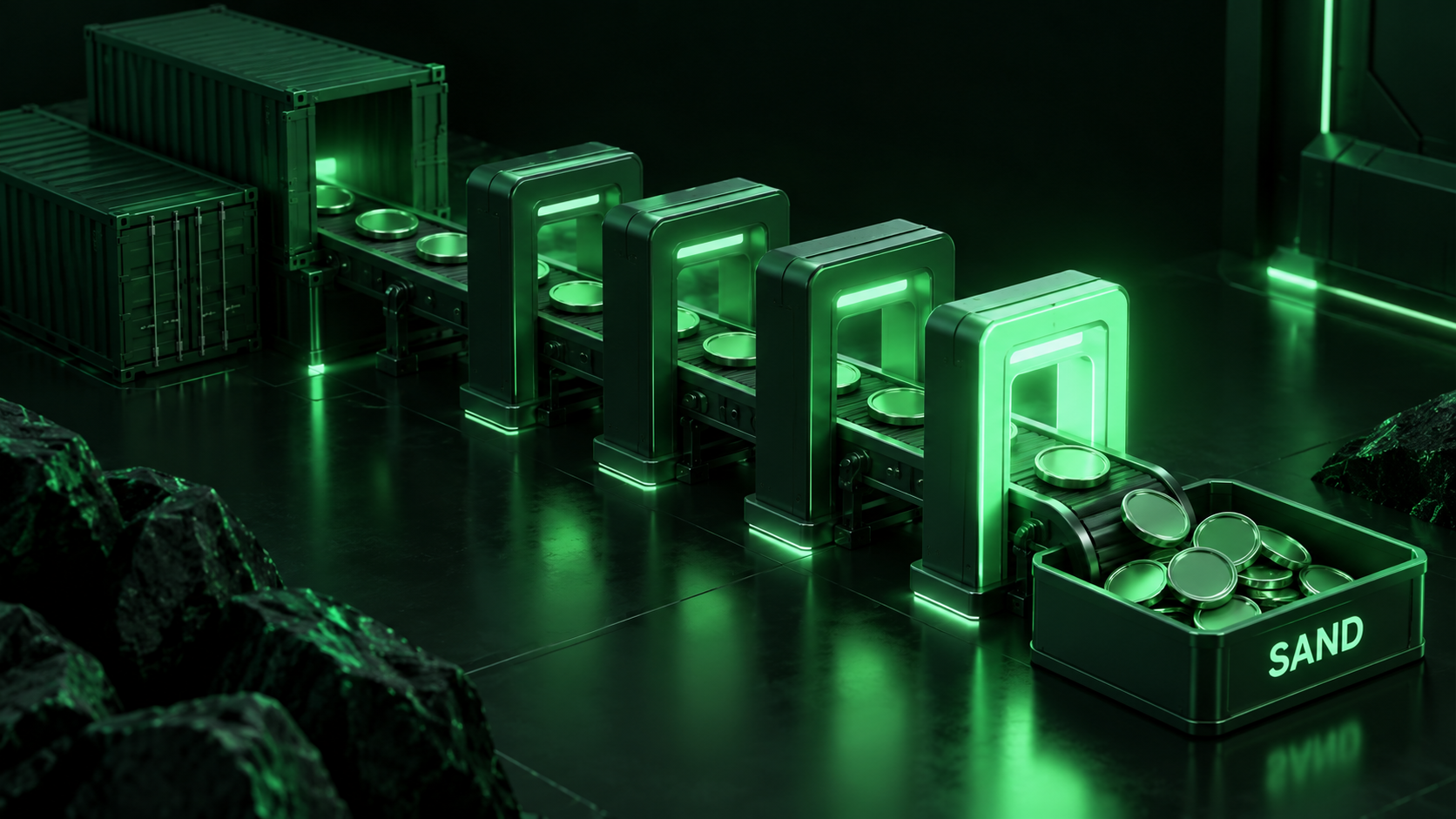 LeveX guide to SAND tokenomics, supply allocation and vesting
