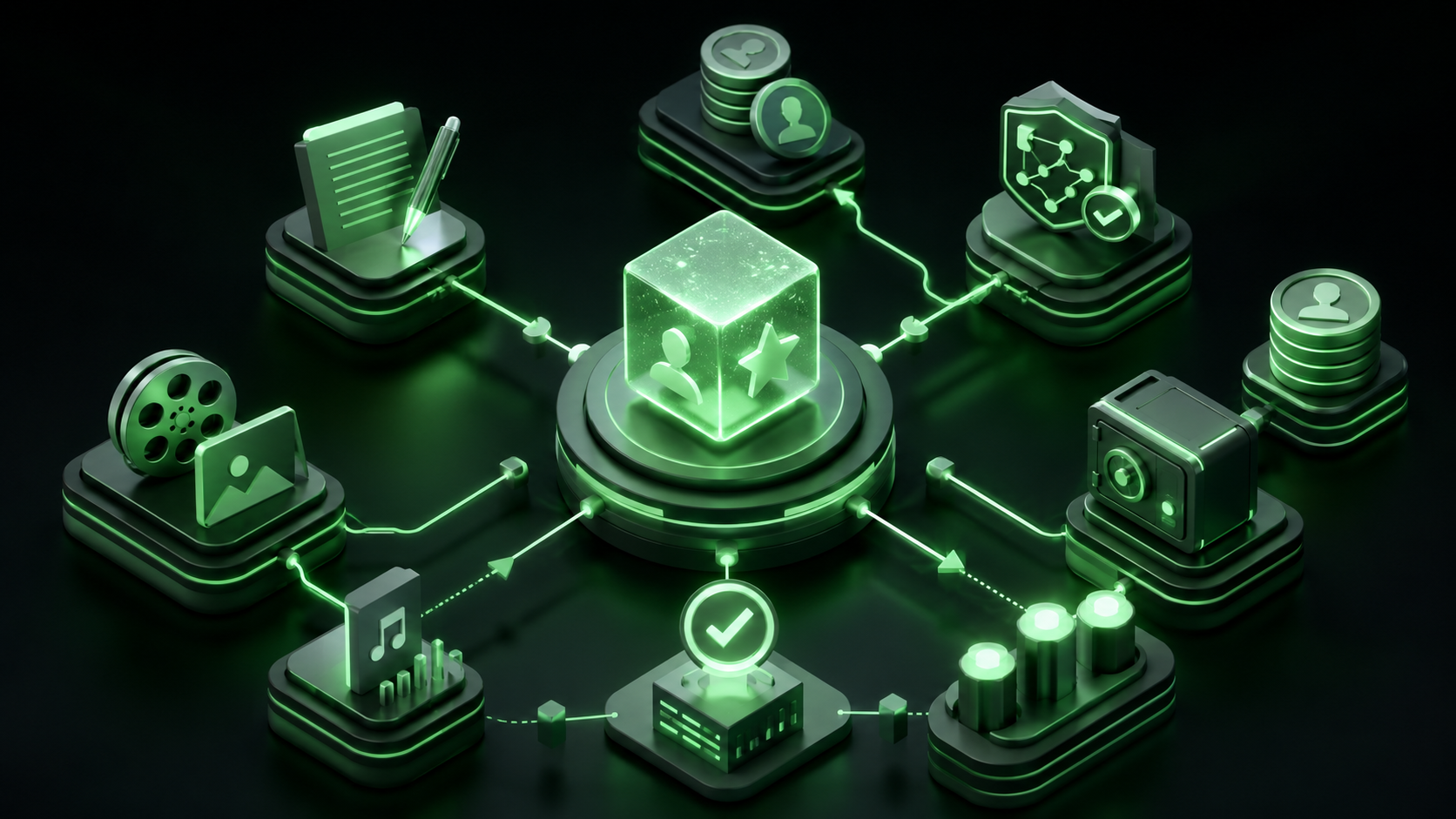 LeveX diagram of Story Protocol turning IP into programmable assets