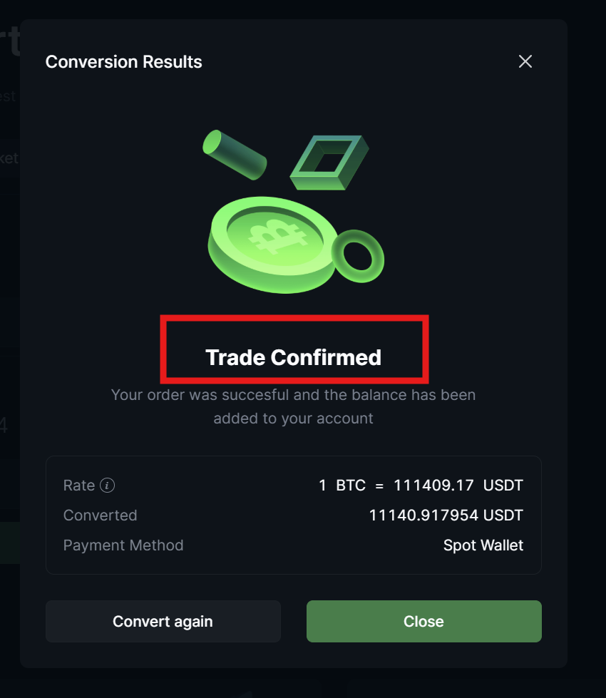 LeveX Convert Success