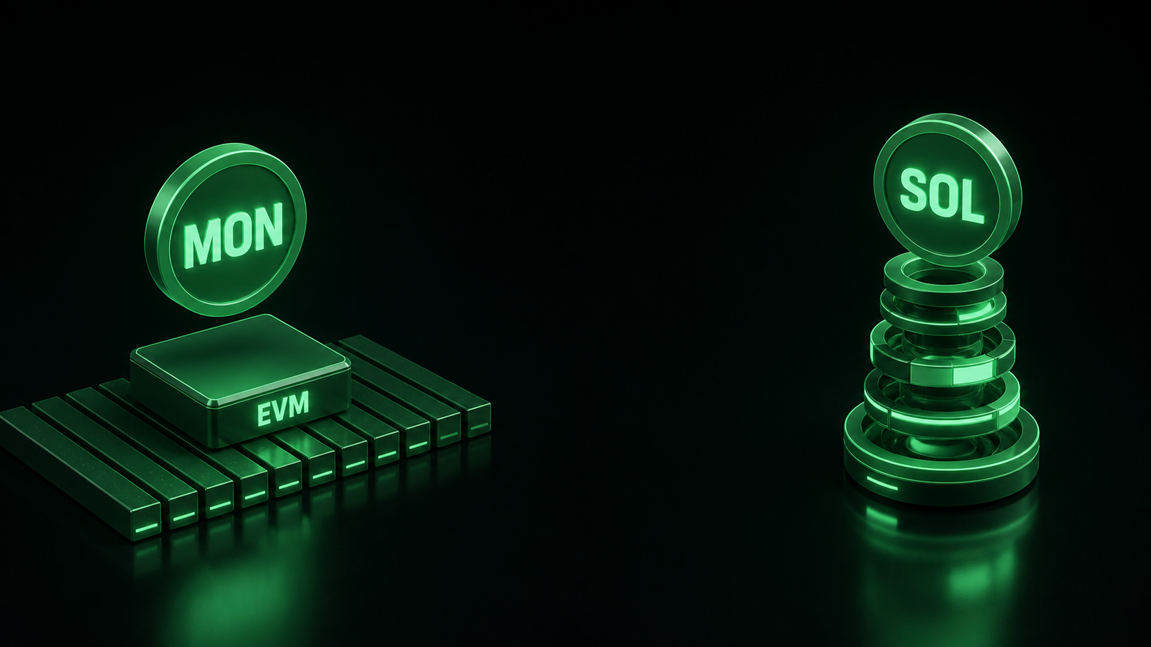 LeveX comparison of Monad's EVM design and Solana's architecture