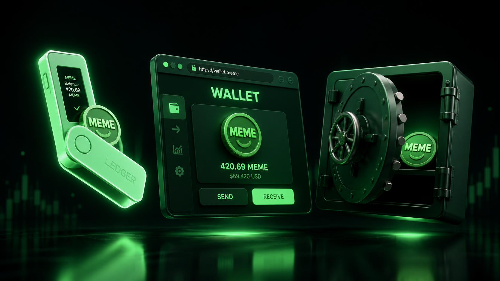 LeveX guide to hardware, browser and exchange wallets for MEME