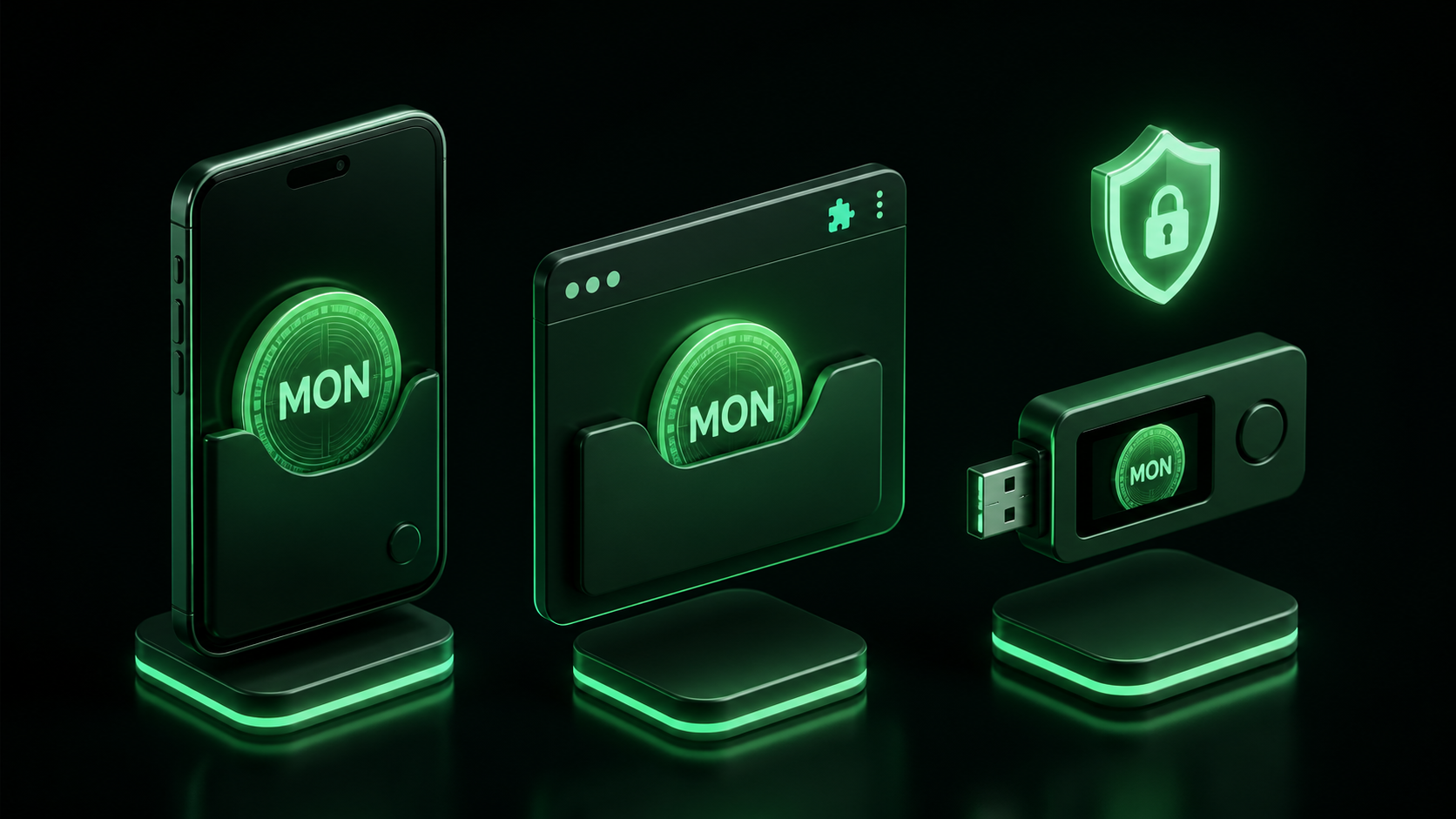 LeveX comparison of wallets for storing and staking MON on Monad