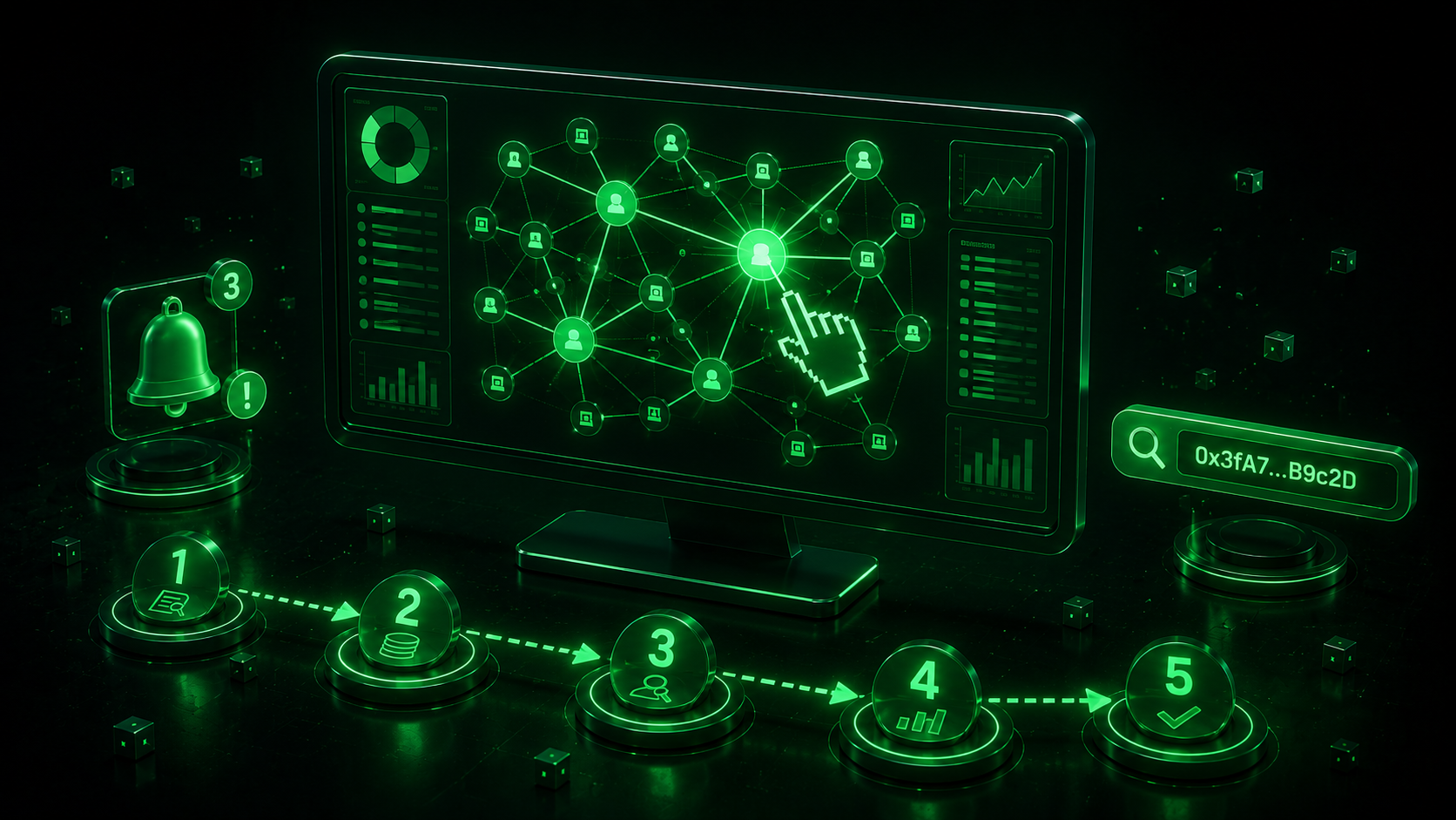 LeveX walkthrough of Arkham's entity graph, address search and alerts