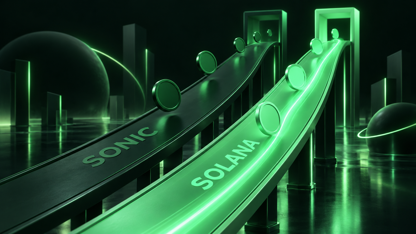 LeveX comparison of Sonic and Solana on speed, fees and ecosystem