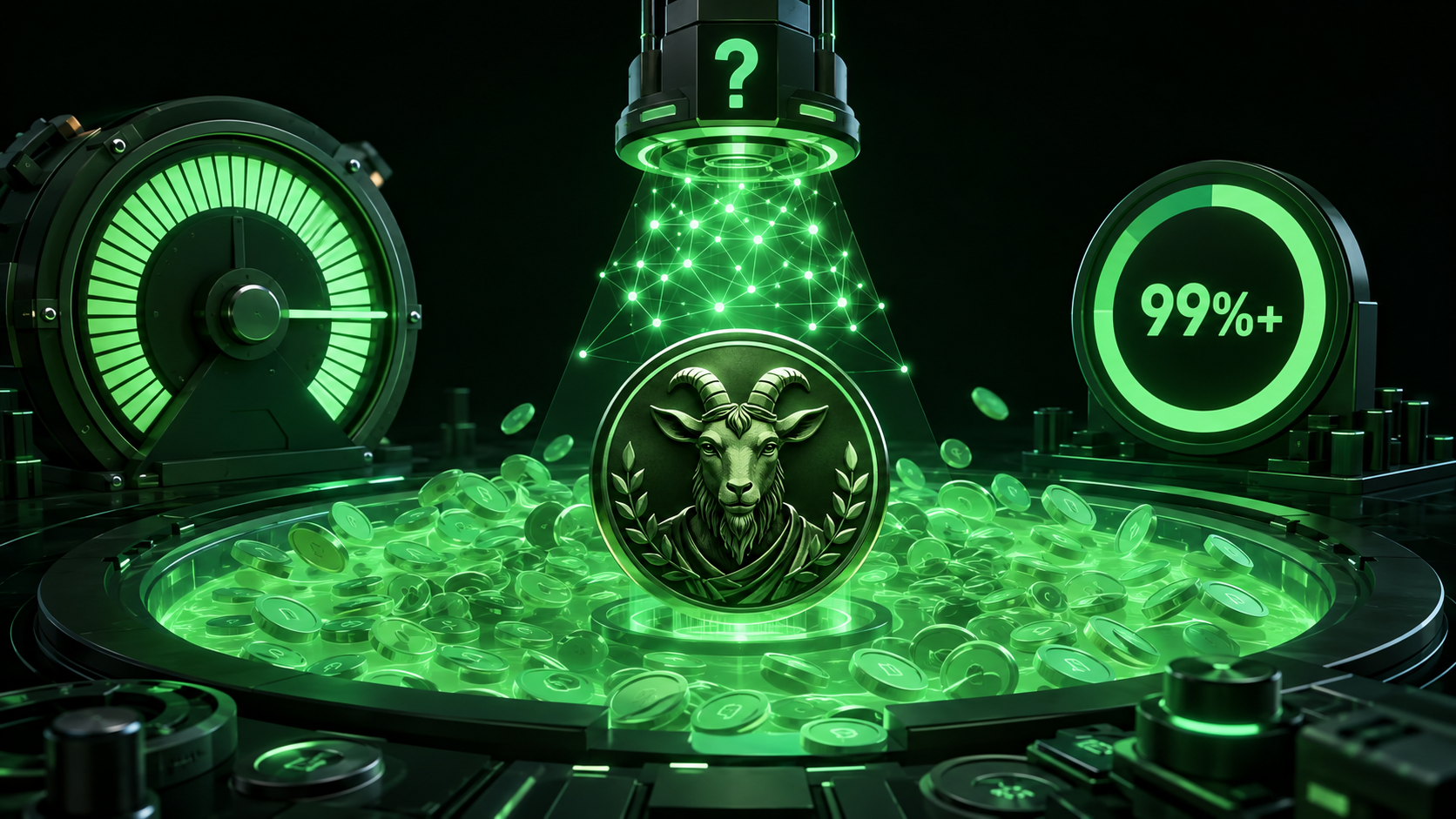 LeveX breakdown of GOAT's 1B supply and 99% free float