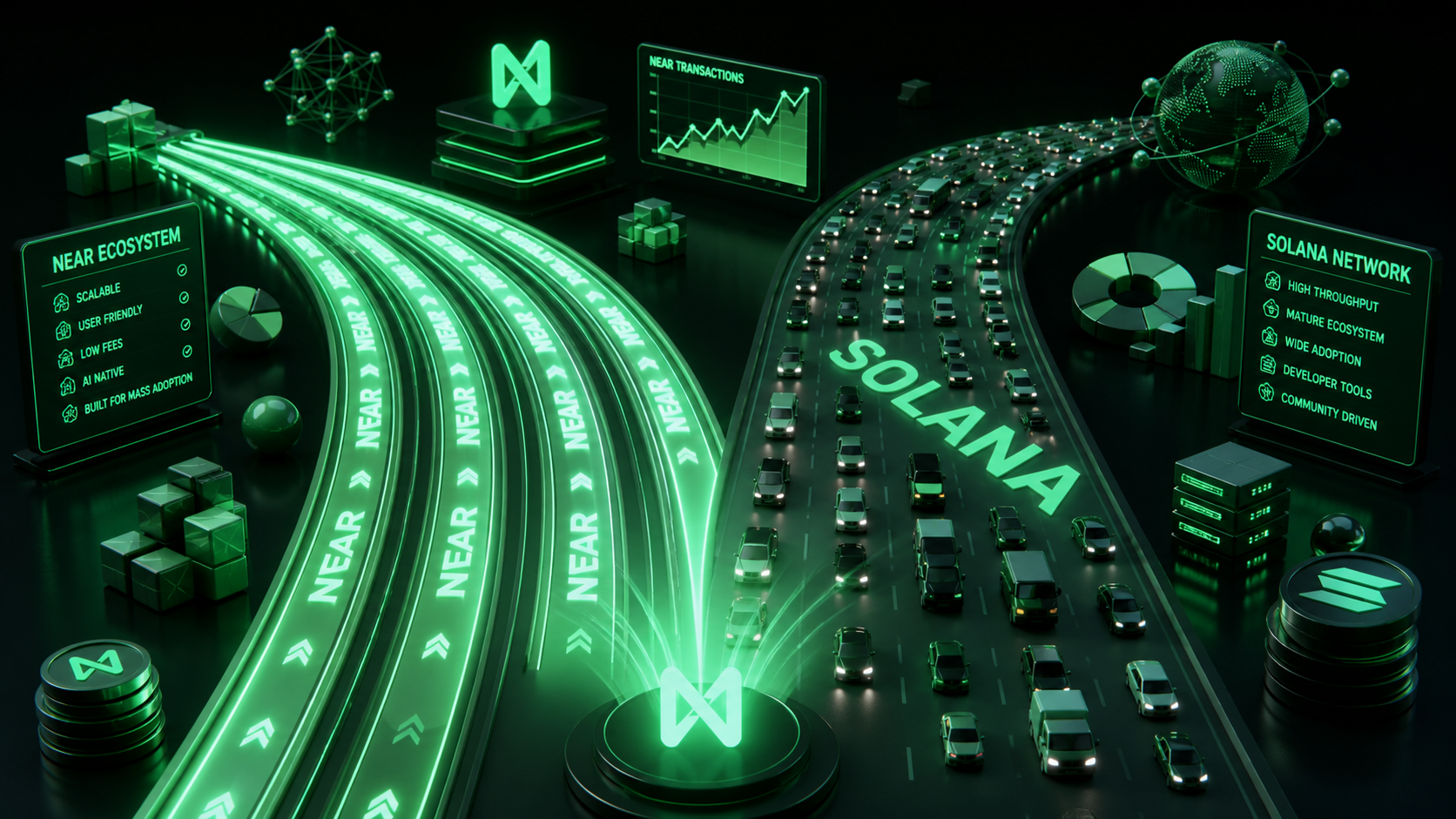 LeveX look at NEAR sharding versus Solana parallel execution
