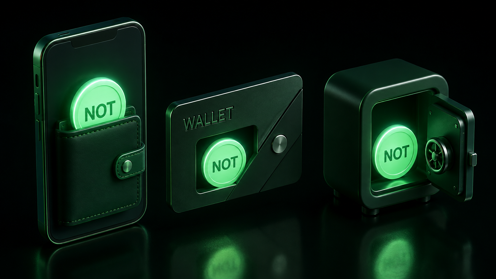 LeveX comparison of mobile, browser and hardware wallets for NOT
