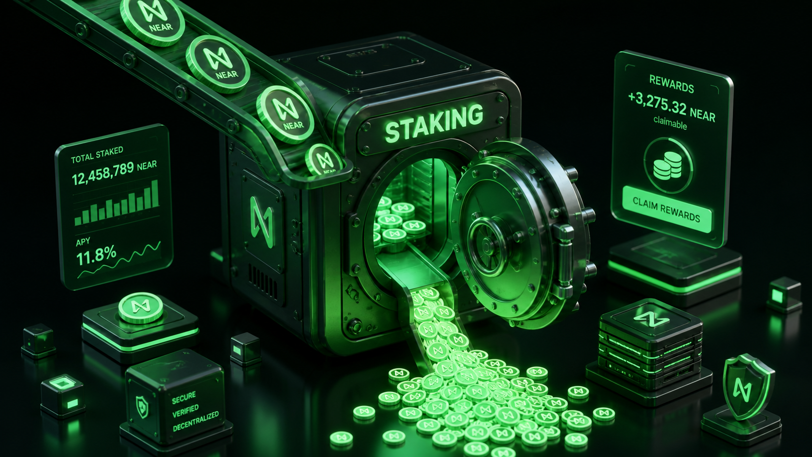 LeveX guide to staking NEAR with validators, yield and risk