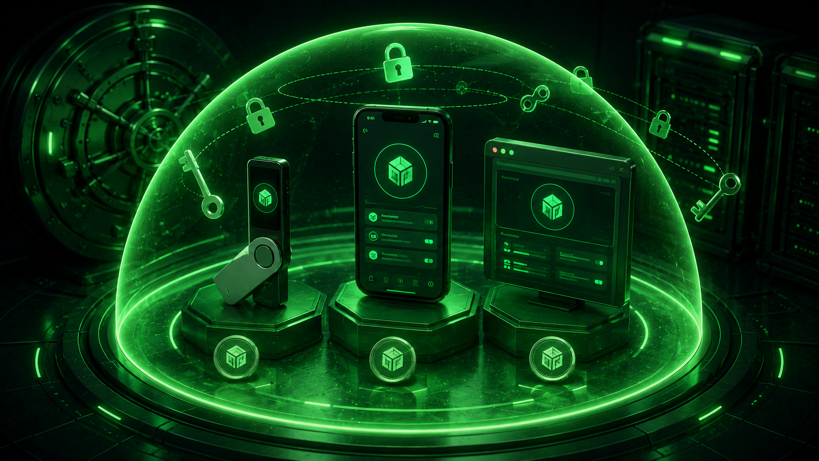 LeveX lineup of hardware, mobile and browser wallet options for ARKM