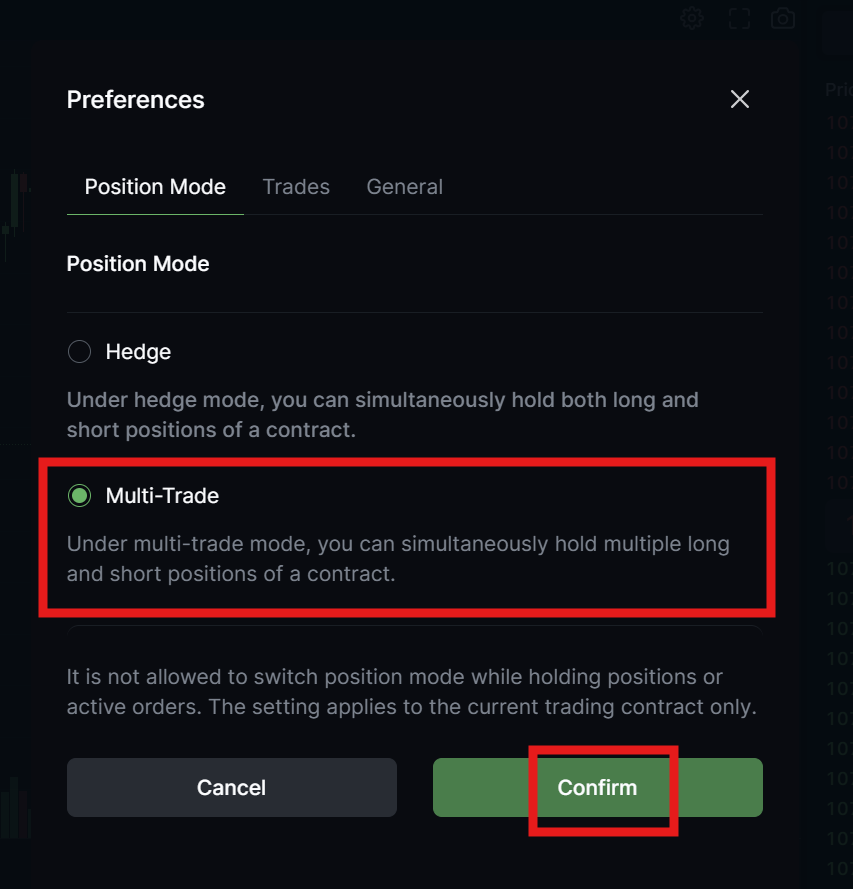 LeveX Selecting Multi-trade