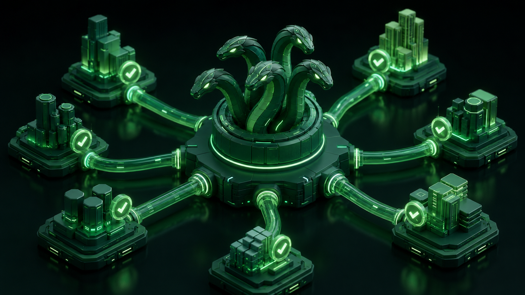 LeveX diagram of new chains plugging into Stargate Hydra for liquidity