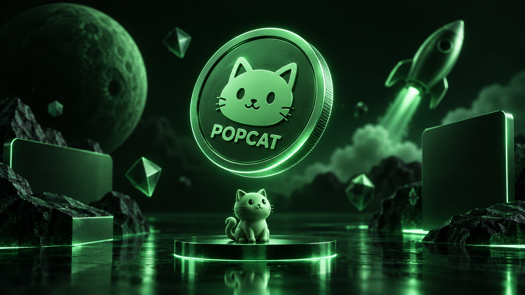 LeveX overview of Popcat, the Solana meme coin