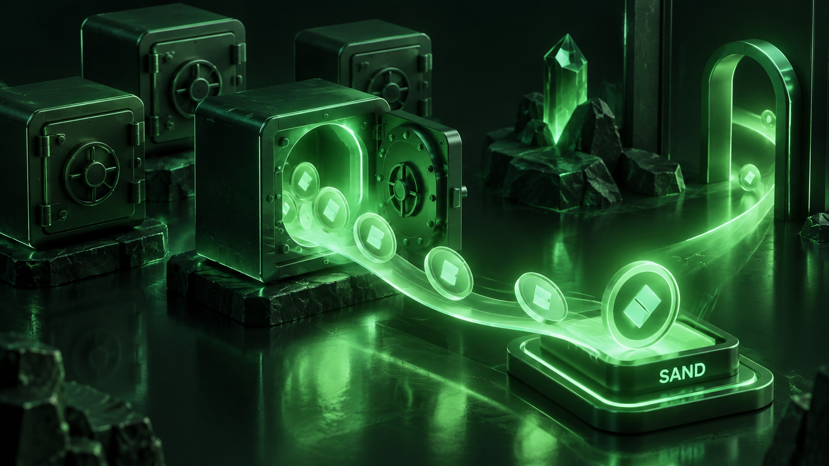 LeveX guide to SAND staking, withdrawals and earning rewards