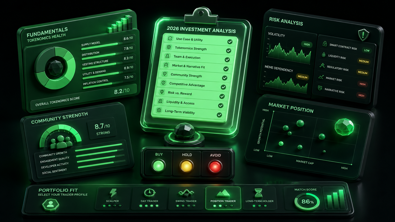 LeveX dashboard weighing NEIRO's tokenomics against its volatility