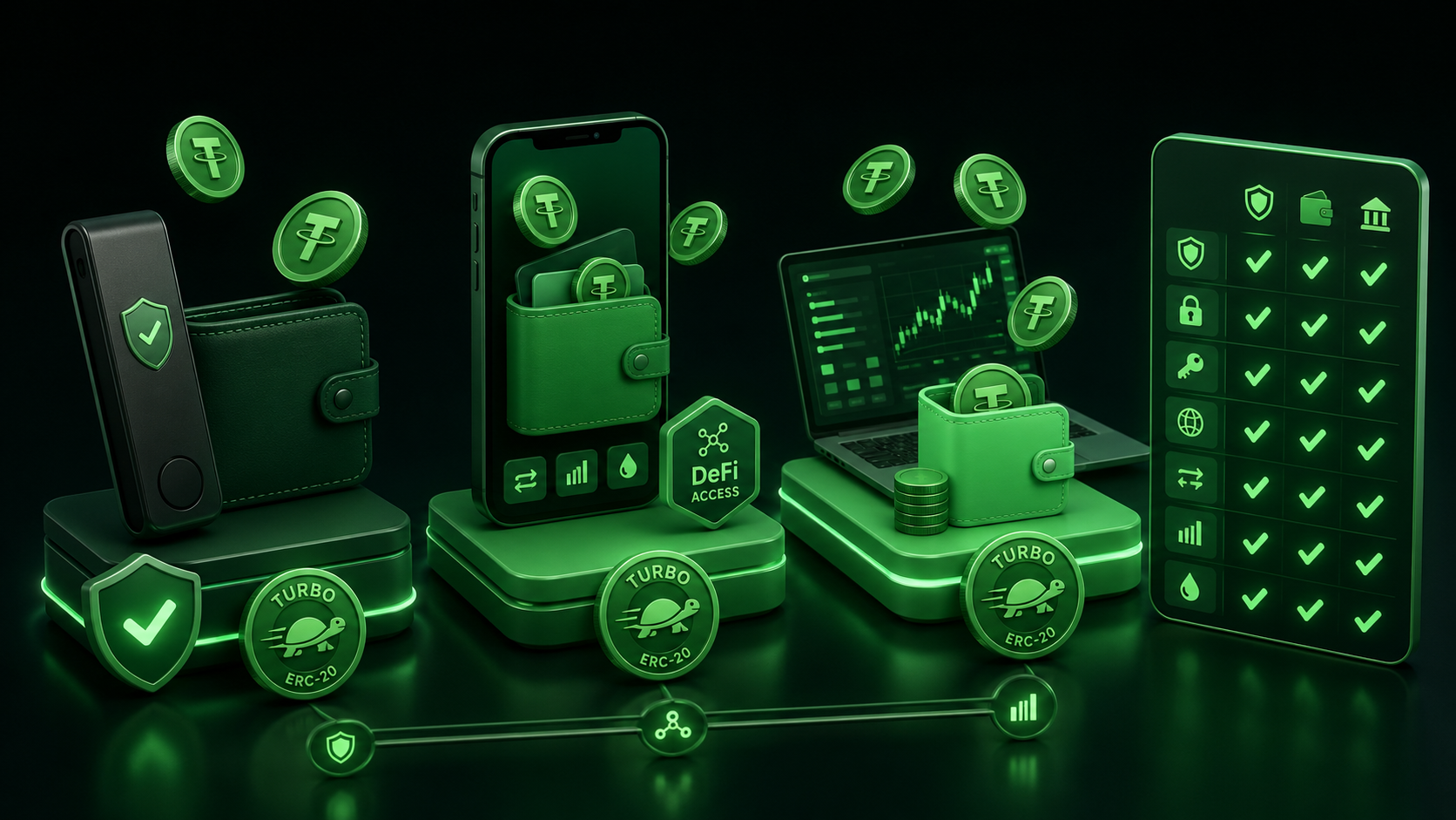 LeveX split of hardware, software and exchange wallet options for TURBO